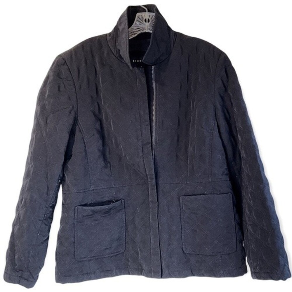 Braetan Large Black Quilted Seasonal Winter Jacket